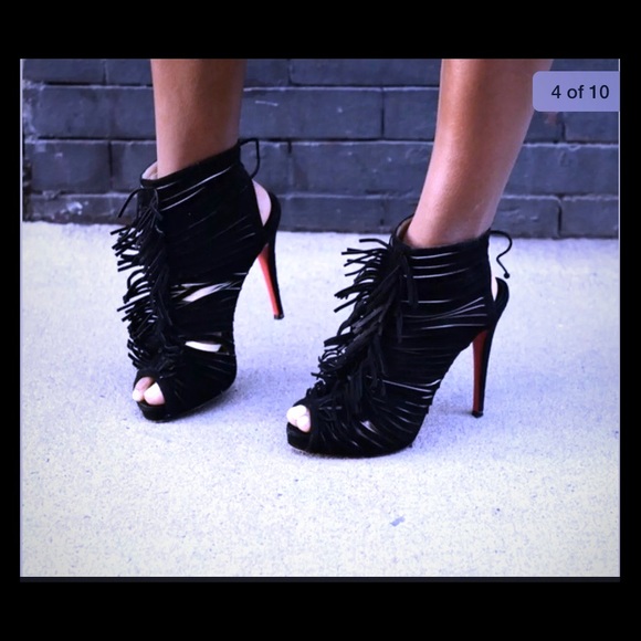 Christian Louboutin Shoes - Christian Louboutin suede booties 40 (8)